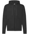 SS16M 62062 Classic Zip Through Hooded Sweat Black colour image
